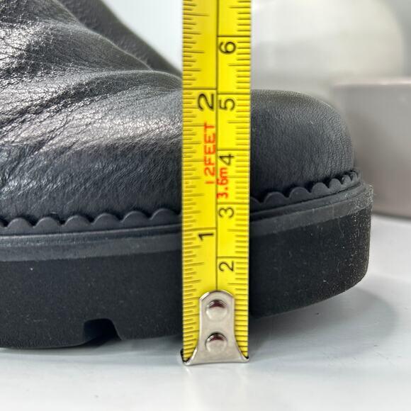 Vionic Fairfax Vegan Leather Mule Slip On Black J0793L1001 Women's 6.5M Tried On - Picture 7 of 11